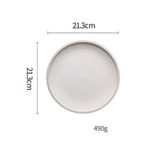 Pure Color Matte Ceramic Plate