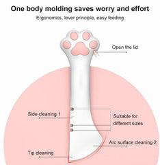 Pet Canned Spoon Jar Opener Puppy FeedingMixing Wet Dry Cat Dog Accessories FeederShovel Tableware Multifunction Pet CannedSpoon Jar Opener Puppy