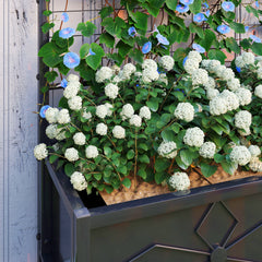 Outdoor Planter Box Galvanized Raised Garden Bed