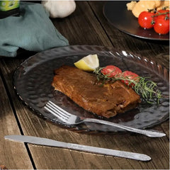 Product Name  Deluxe Premium Cutlery Flatware Set For The Home  Stainless Steel Cutlery Service With 1 Dinner Fork, 1 Dinner Knife, 1 Dinner Spoon And 1 Tea Spoon  Durable, Elegant And Rust  Resista