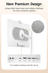 32 Inch 128GB Smart Portable TV Android OS 1080P 13MP Camera Remote Control Control Home Office Entertainment Portable Smart Tv