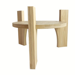 Bamboo Wooden Wine Bottle Cap - Versatile Round & Square Base For Glass Vases, Fish Tanks  Classic Home Decor Craft