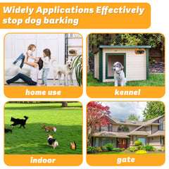 Ultrasonic Dog Bark Deterrent, Anti Barking Device Dog Barking Control Devices With 3 Modes Stop Barking Neighbors Dog, 50ft Range Indoor & Outdoor, Safe & Effective For Small Medium & Large Dogs