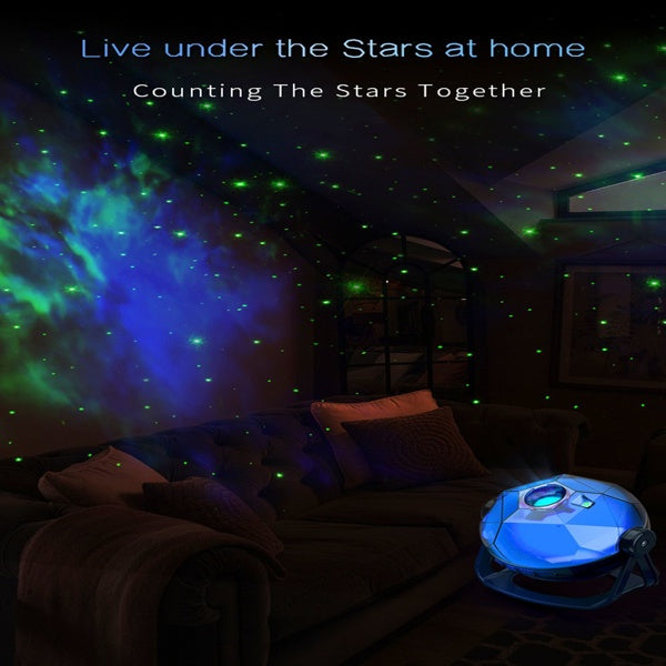 Galaxy Starry Sky Projection Lamp, Indoor Atmosphere Lighting Decoration
