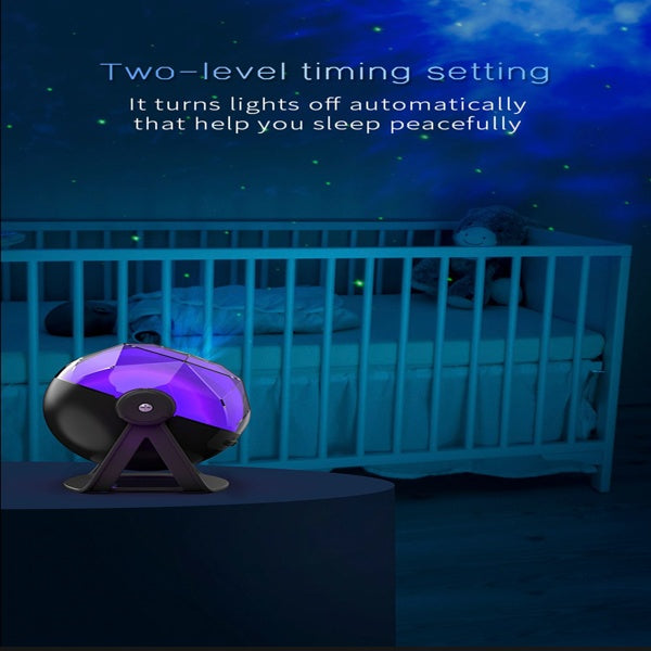 Galaxy Starry Sky Projection Lamp, Indoor Atmosphere Lighting Decoration