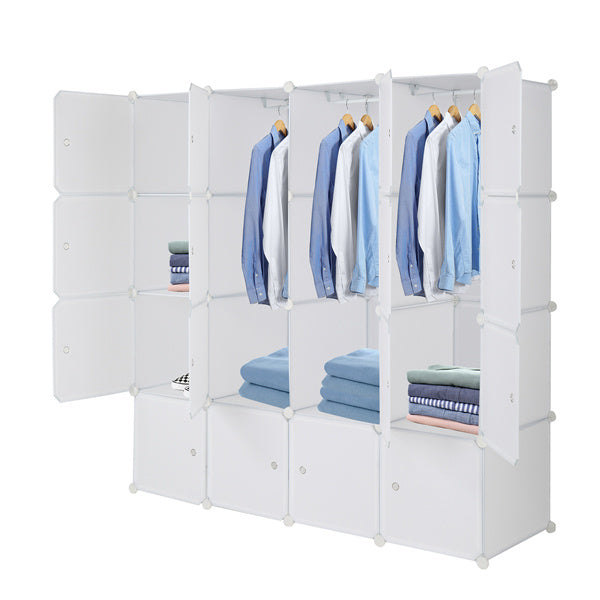 4-storey 16 Grid Cube Wardrobe