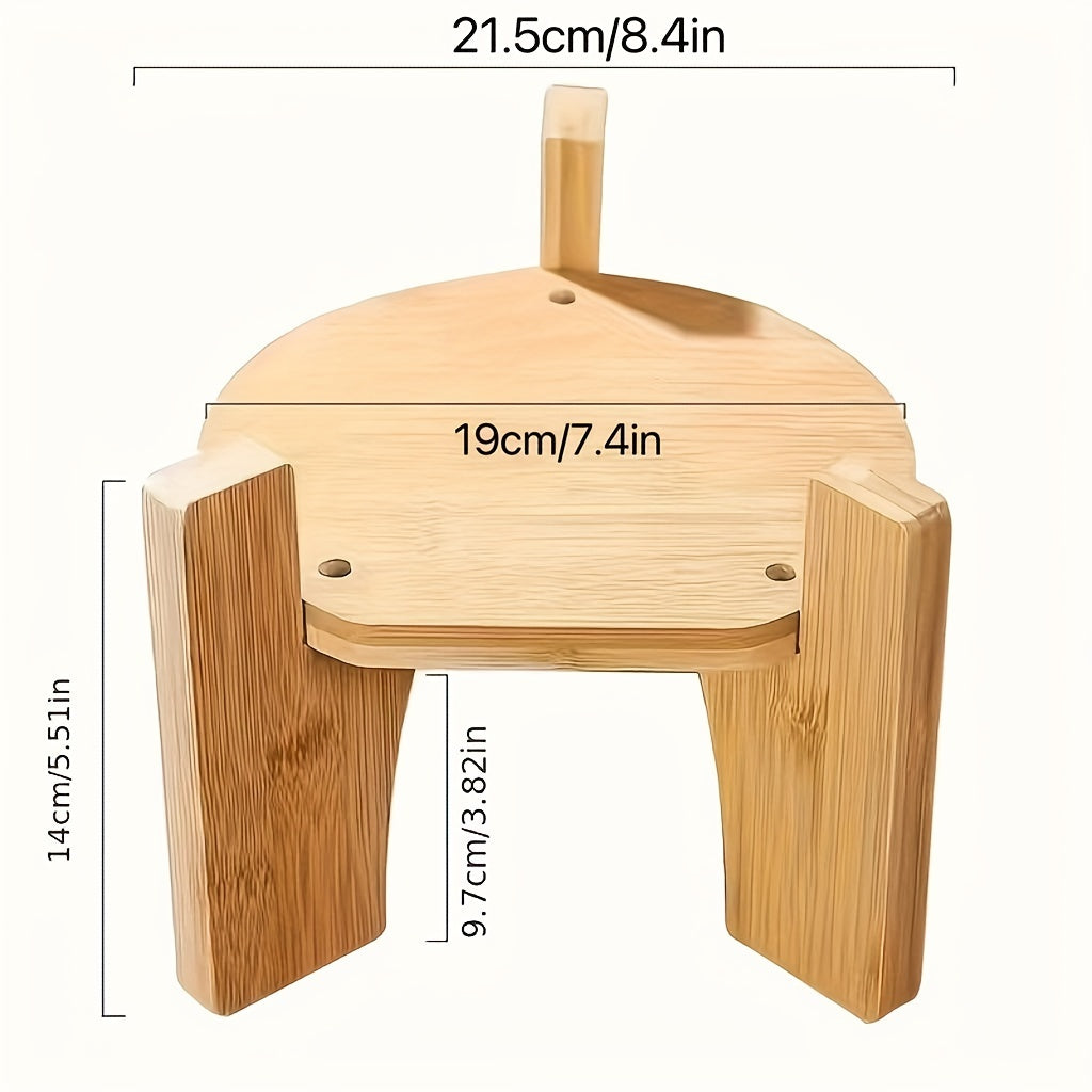 Bamboo Wooden Wine Bottle Cap - Versatile Round & Square Base For Glass Vases, Fish Tanks  Classic Home Decor Craft