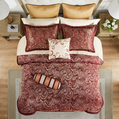 12 Piece Comforter Set With Cotton Bed Sheets